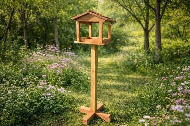 Mangeoire-oiseaux-sur-pied