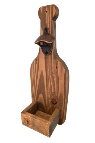 Décapsuleur en bois vintage