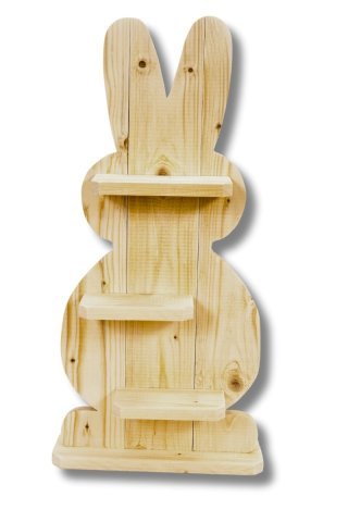 Etagère lapin en bois recyclé
