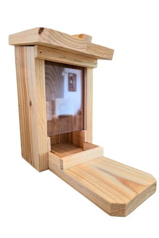 Mangeoire à écureuils en bois