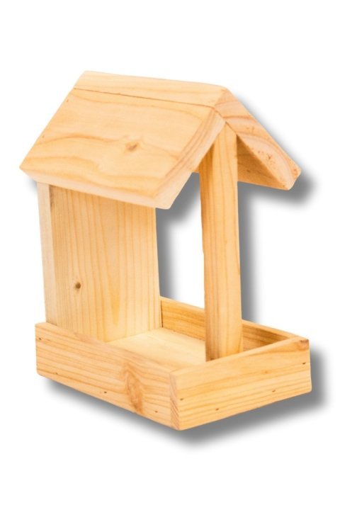 Mangeoire à oiseaux en bois