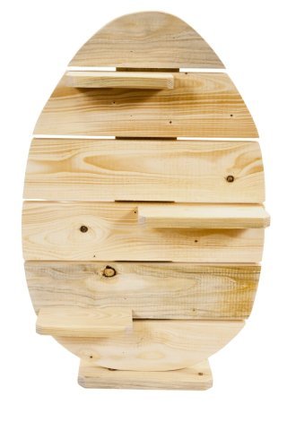 Oeuf etagere en bois revalorisé